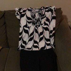 XL Blouse with size 14 slacks. Sold together! Used!